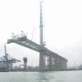Stone Cutters Bridge spans the Rambler Channel in Hong Kong