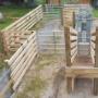 Custom made cattle yards