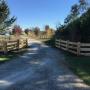 Fencing for a driveway entrance on The Mornington Peninsula