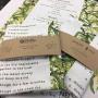 Add that special touch to your beautiful printed tea towels. Personalized printed paper sleeves applied with your own custom logo or artwork.