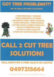 Call 2 Cut Tree Solutions Gladstone