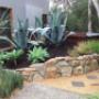 feature stone fence - retaining wall