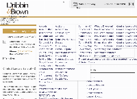 Dribbin & Brown Criminal Lawyers's website