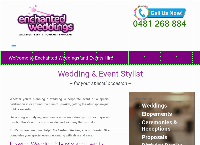 Enchanted Weddings's website