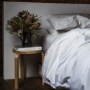 Heavyweight Percale Bedding in White