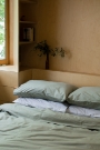 Heavyweight Percale Quilt Cover and Pillowcases in Sage