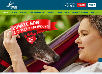 Greyhounds As Pets's website