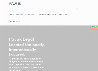 PAVUK LEGAL's website