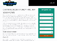 Car Wreckers Sydney - Sydney Car Wrecker's website