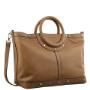 Milleni Tote with Weaved Ring Handles