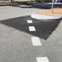 asphalt line marking
