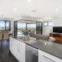 Open plan living extending to an amazing view from a finished project