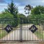 Automated gates custom designed and made here on The Mornington Peninsula.