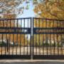 Fully automated steel gates for Carringbush Park on The Mornington Peninsula