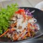 Chicken with Mixed Cabbages and Lime Leaves