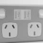 USB powerpoints (GPOs) are available in lots of different colours & variations.