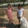 kids recycling waste