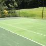 tennis court cleaning