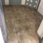 All wall and floor tiling