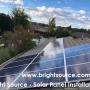 Solar panel installation by bright source 3