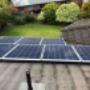 Solar panel installation by bright source
