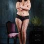 Plus size fishnet