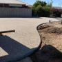 Exposed aggregate driveway