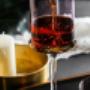 Crystal whiskey glasses