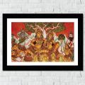 Kerala Mural Shiva Parvathi