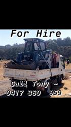 Mini Tipper, Bobcat & Mini Crane Truck Hire