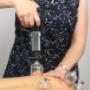 Kylie performing cupping