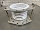 Convoluted_Technologies_PTFE_Teflon_expansion_joint_with_tie_rod_ANSI_150_stainless_steel_flanges