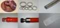 Protective hose and cable Sleeving and crimp rings