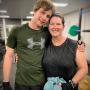 We always encourage training with a loved one. This is a great example of mother and son personal training