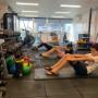 Child-Friendly personal training. 
We don't currently have a creche option but we encourage our clients to bring their children when they need to.