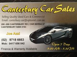 Canterbury Car Sales