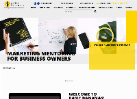 Basic Bananas Marketing Mentoring's website