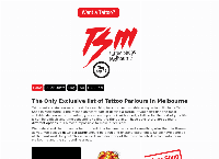 Tattoo Studios Melbourne's website