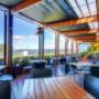Outdoor dining area