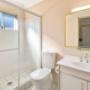 Vanity in bathroom