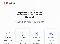 ZealAR -  Augmented Reality's website