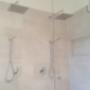 Twin Shower Installed in This Bathroom