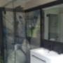 Shower with a mural for something unique.