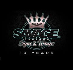 Savage Customs -White Wall Tyres, Signs & Graphics