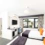 Spacious guest room