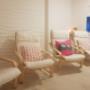 Relax in one of our salt therapy rooms.