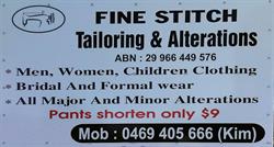 Fine Stitch Tailoring & Alterations