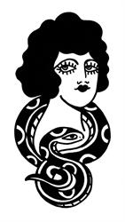 Blue Lady Tattoo