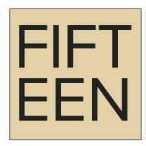 Fifteen Tables