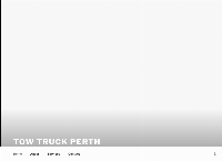 Tow Truck Perth's website